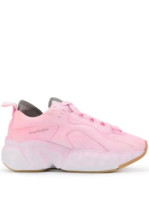 acne sneakers pink