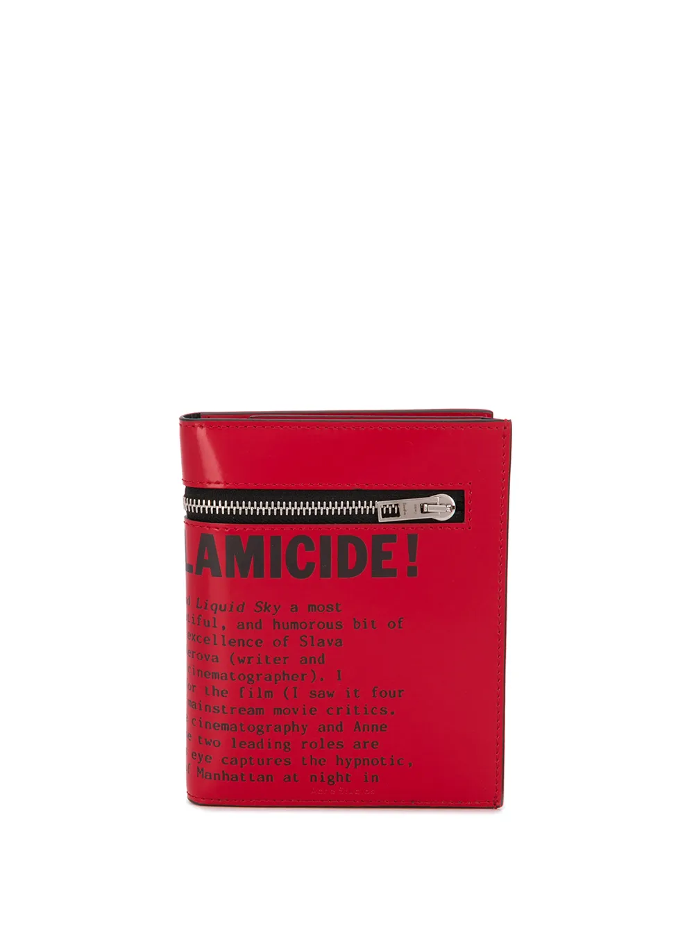 Acne Studios кошелек в три сложения с принтом