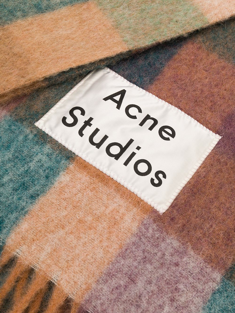 фото Acne studios клетчатый шарф