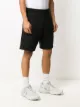 Acne Studios logo tab track shorts