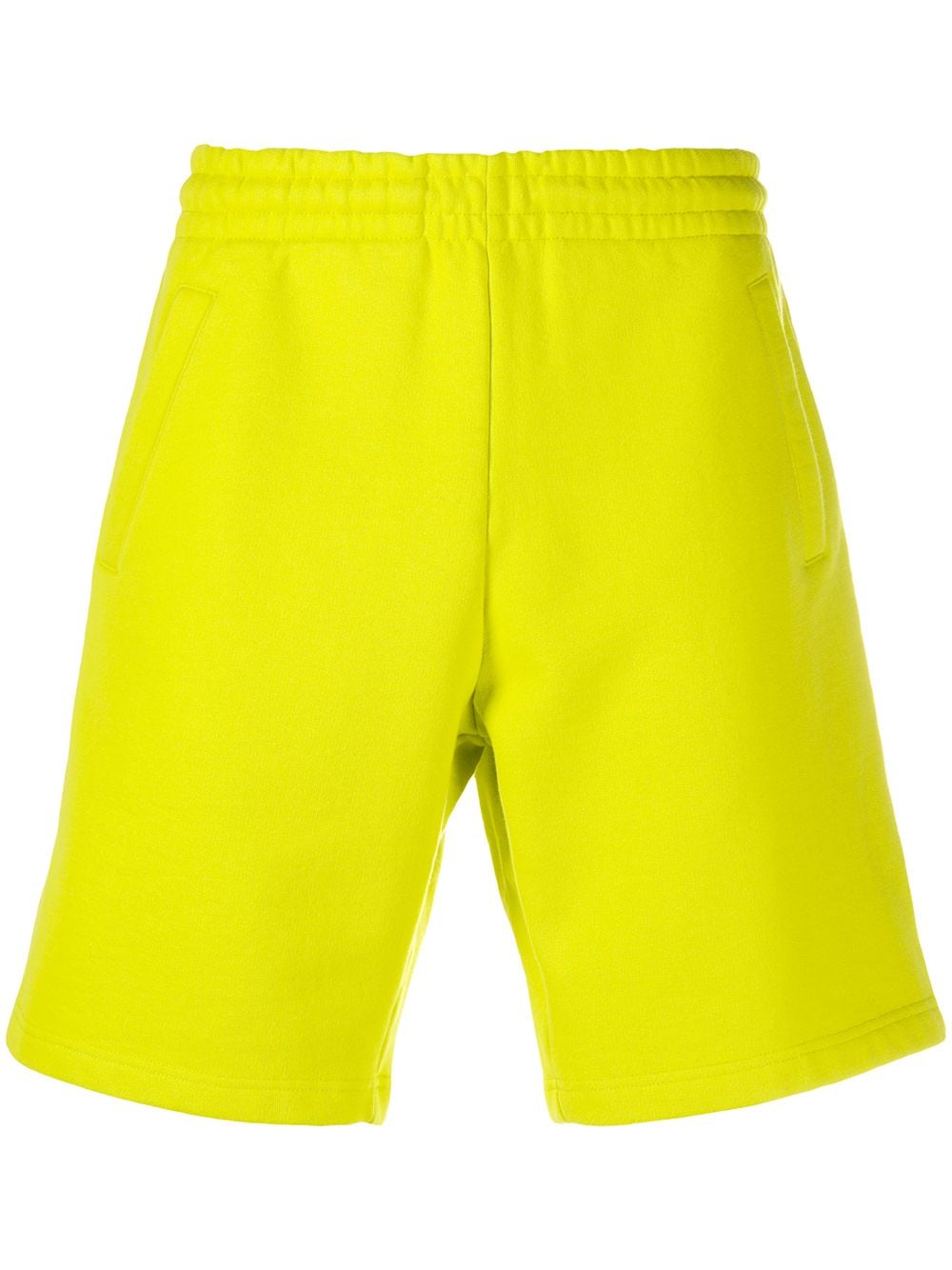 Shop Acne Studios Knee-length Track Shorts In Yellow