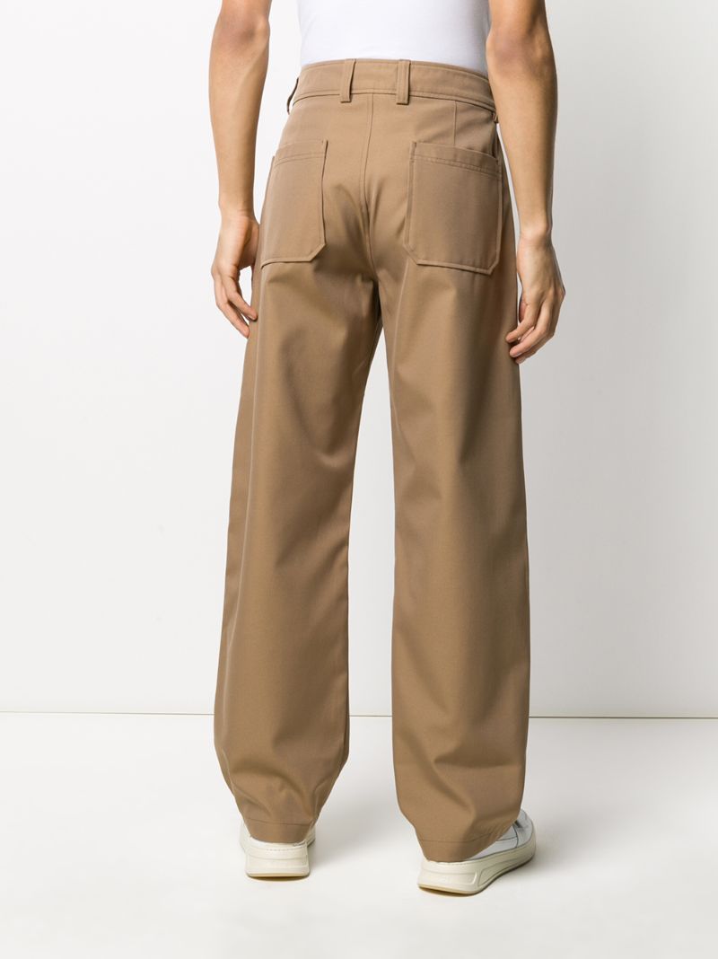 Shop Acne Studios Hose Mit Weitem Bein In Brown