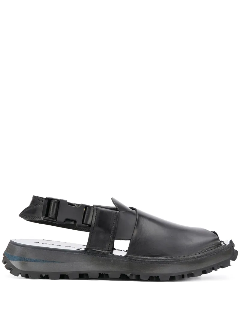 acne studios buckle sandals