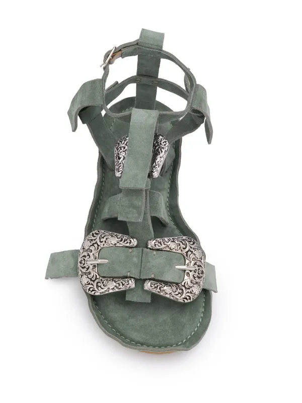 acne studios buckle sandals