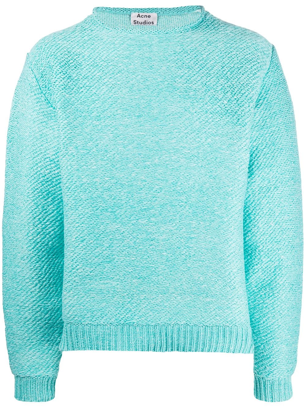 ACNE STUDIOS OVERSIZED-PULLOVER MIT WEBMUSTER