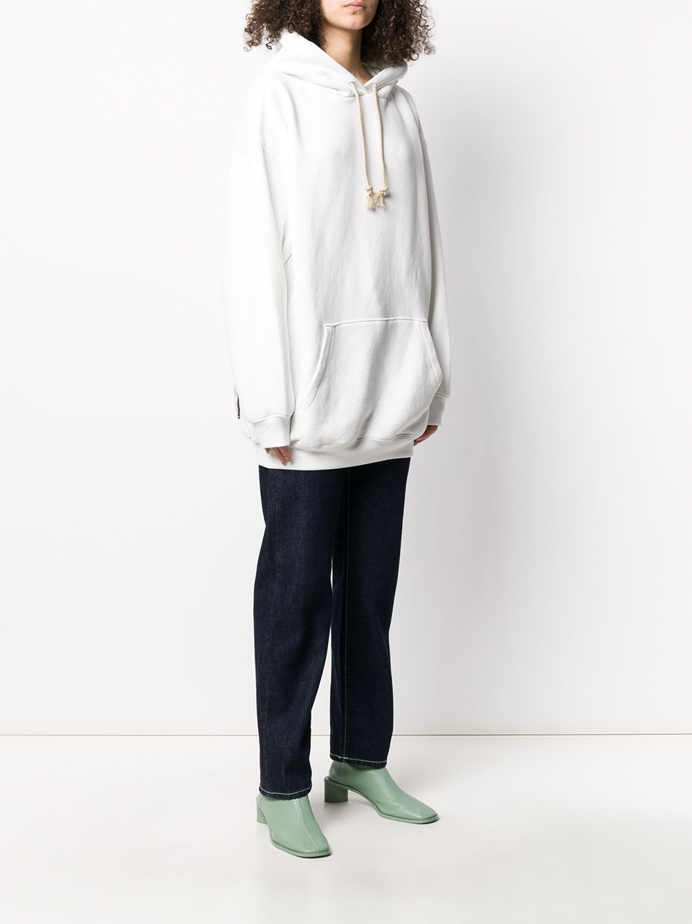 фото Acne studios logo label oversized hoodie