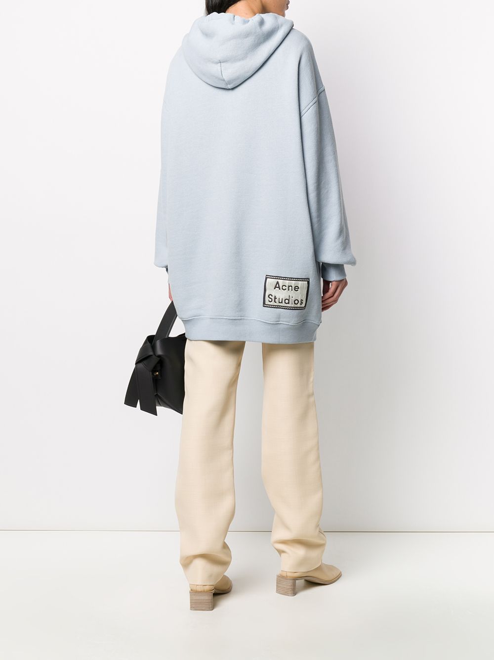 фото Acne studios logo patch oversized hoodie