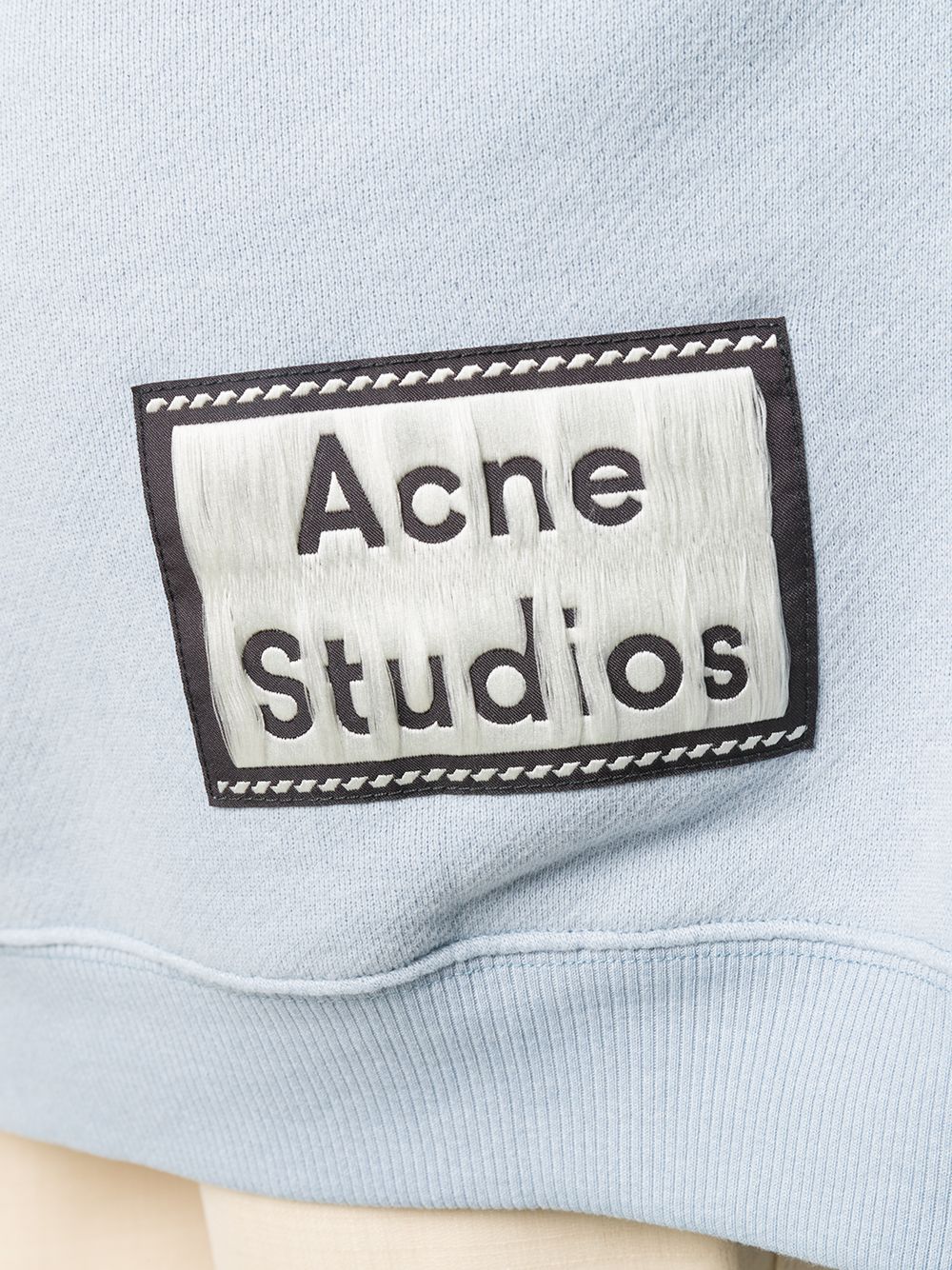 фото Acne studios logo patch oversized hoodie