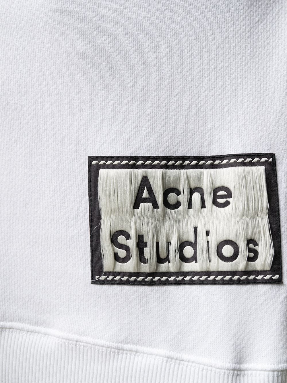 фото Acne studios толстовка с капюшоном и нашивкой-логотипом