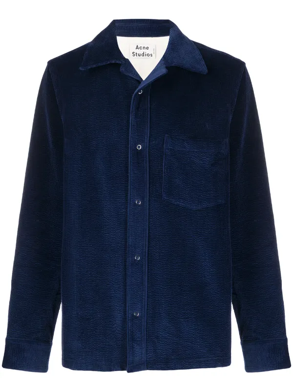 acne studios blue shirt