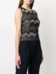 M Missoni بلوزة منسوجة بتصميم ملفوف