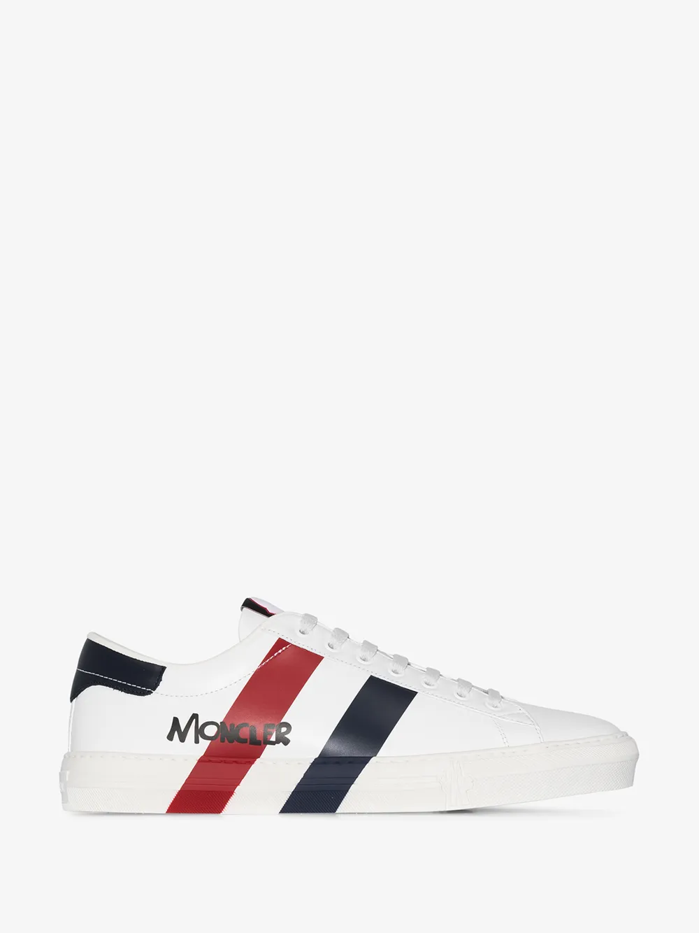 MONCLER MONCLER WHITE MONTPELLIER SNEAKERS,4M7124601A5U14754681
