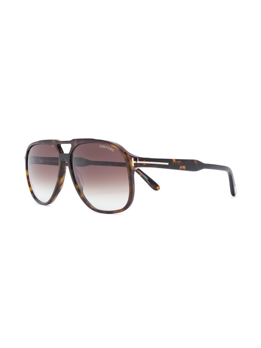 Shop Tom Ford Ft0753 Pilot-frame Sunglasses In Brown
