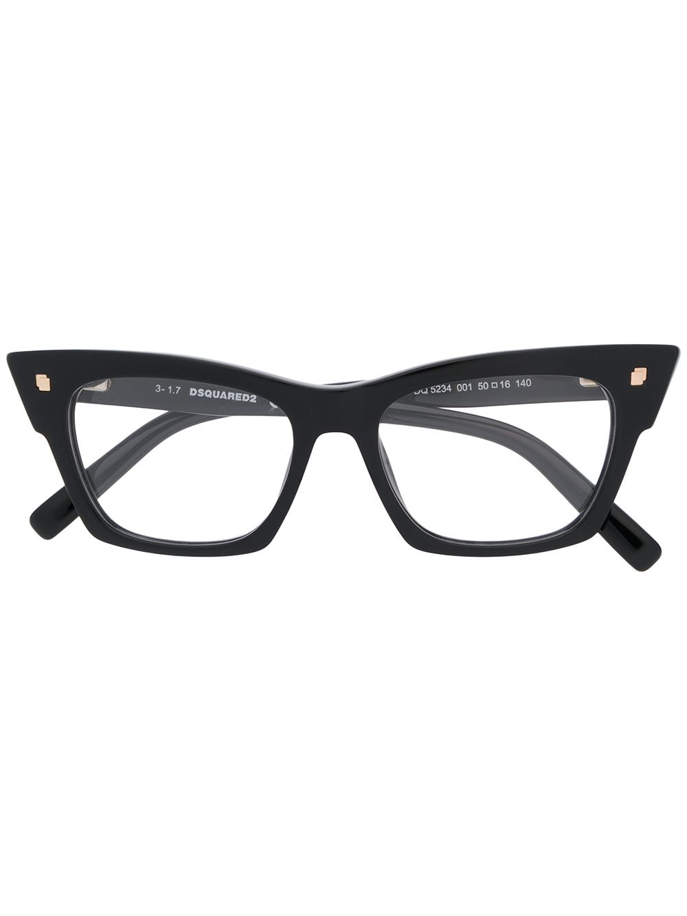 Dsquared2 Cat Eye Frame Optical Glasses In 黑色