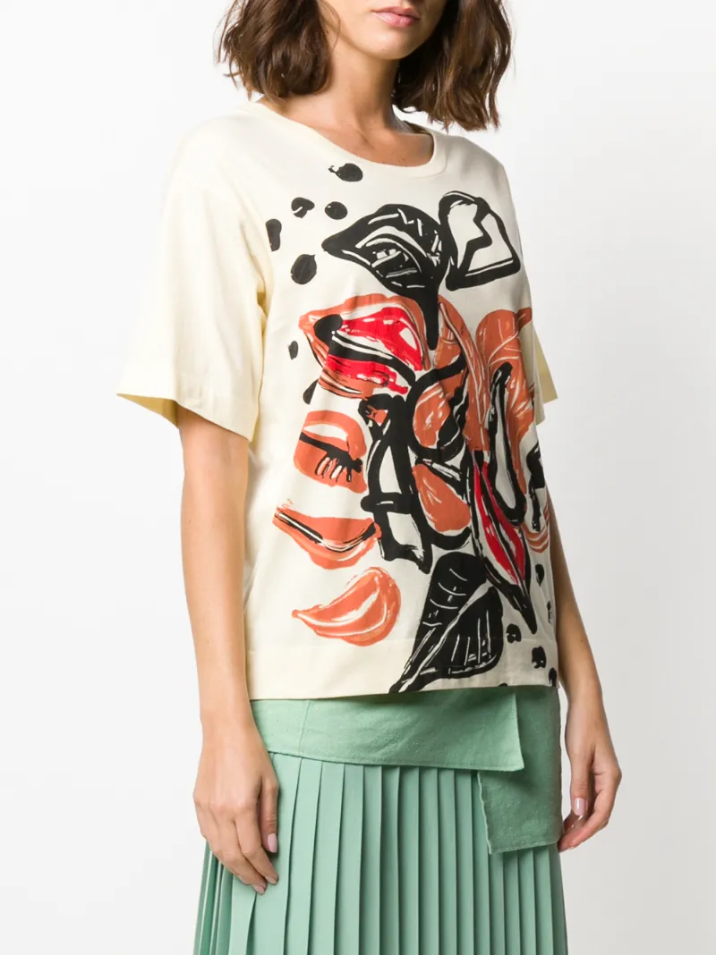 MARNI FLORAL PRINT T-SHIRT