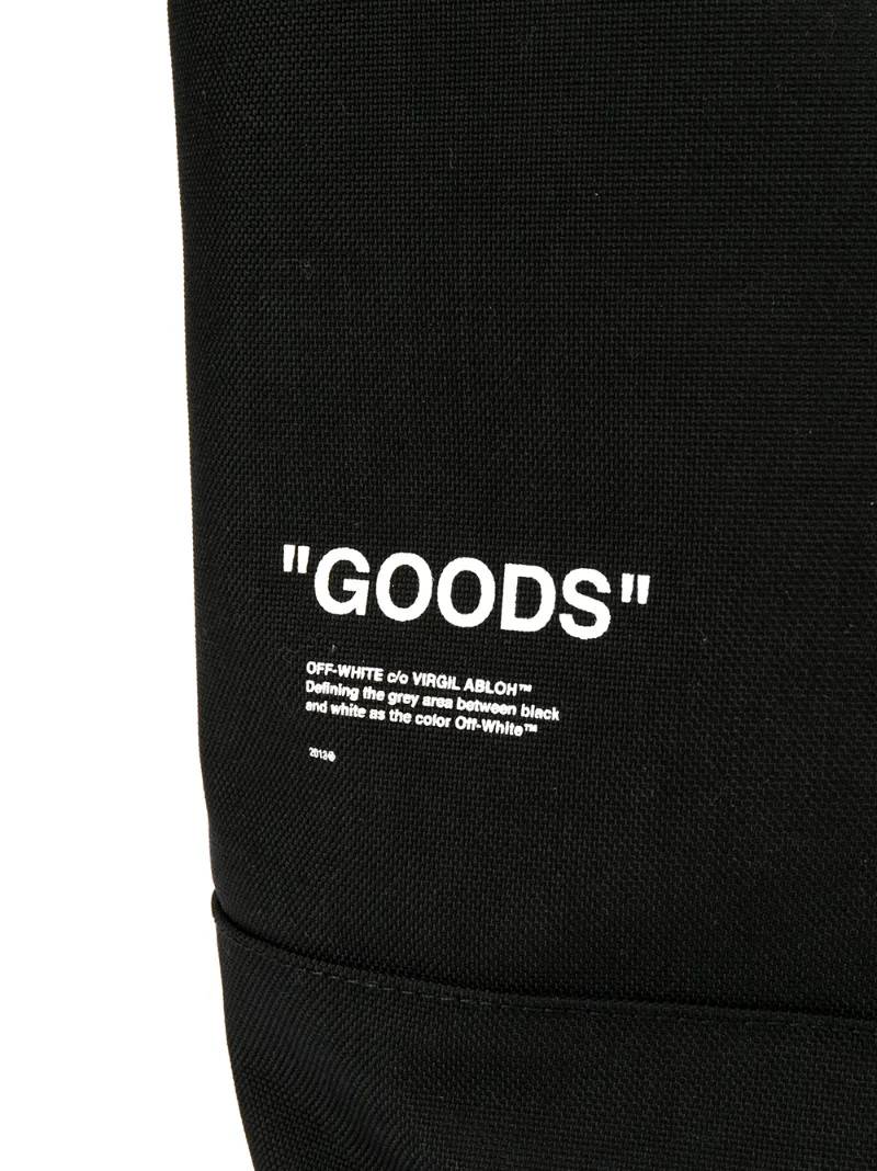 OFF-WHITE large lettering logo print tote