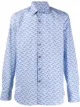 Image 1 of Prada aeroplane print buttoned shirt