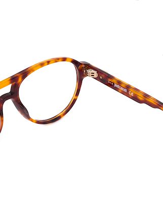 aviator tortoise-shell effect glasses展示图