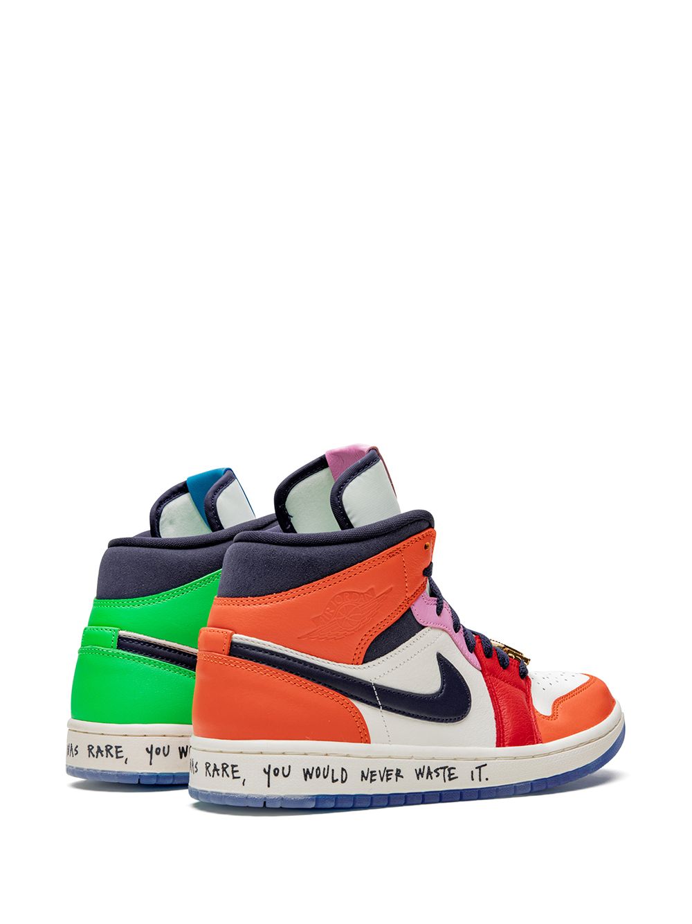 Jordan x Melody Ehsani Air Jordan 1 Mid Fearless Sneakers - Farfetch