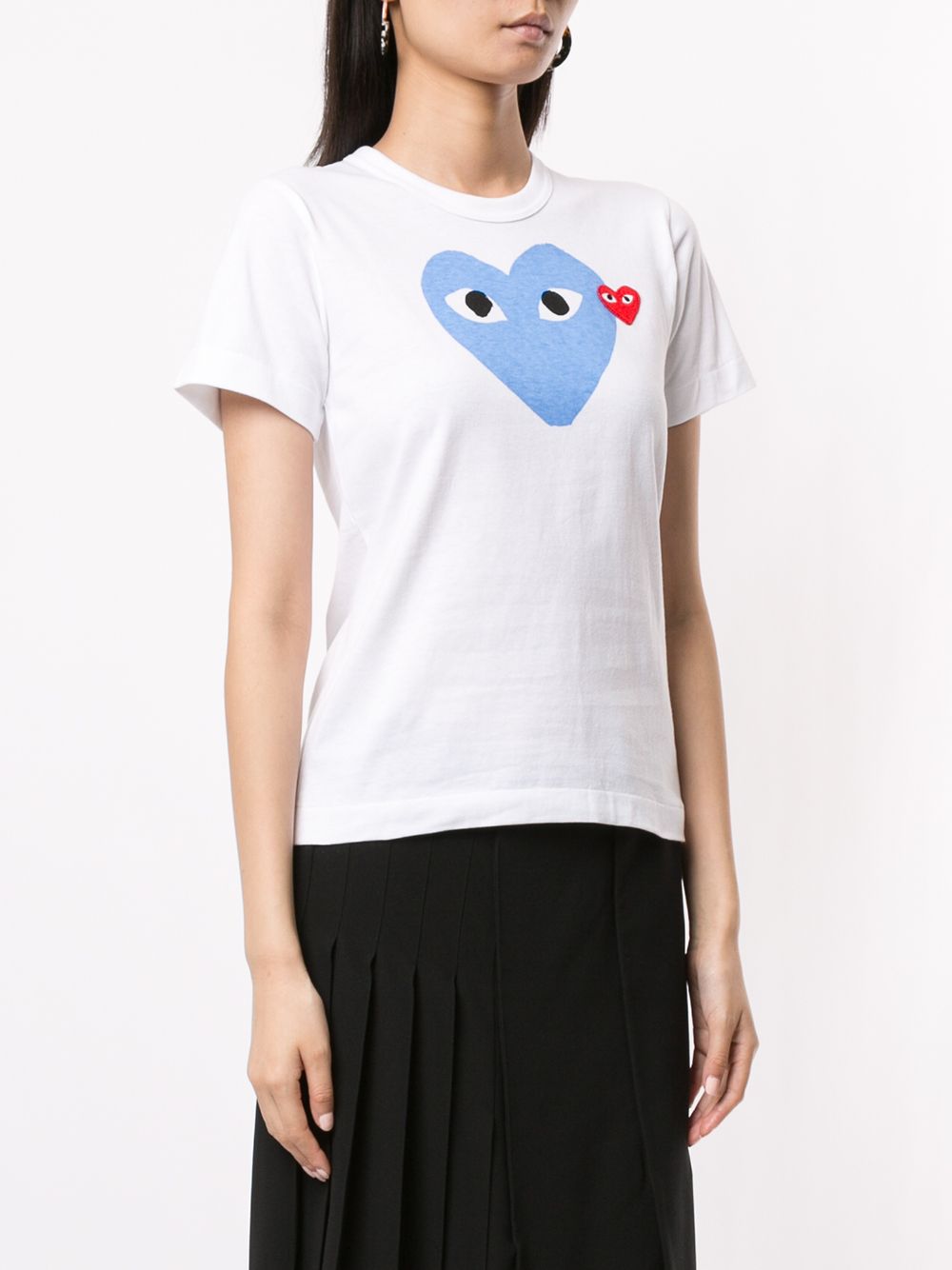 фото Comme Des Garçons Play short sleeve heart T-shirt