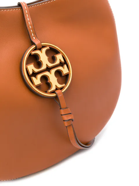 tory burch miller metal logo hobo