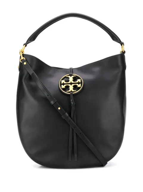 tory burch miller metal logo hobo