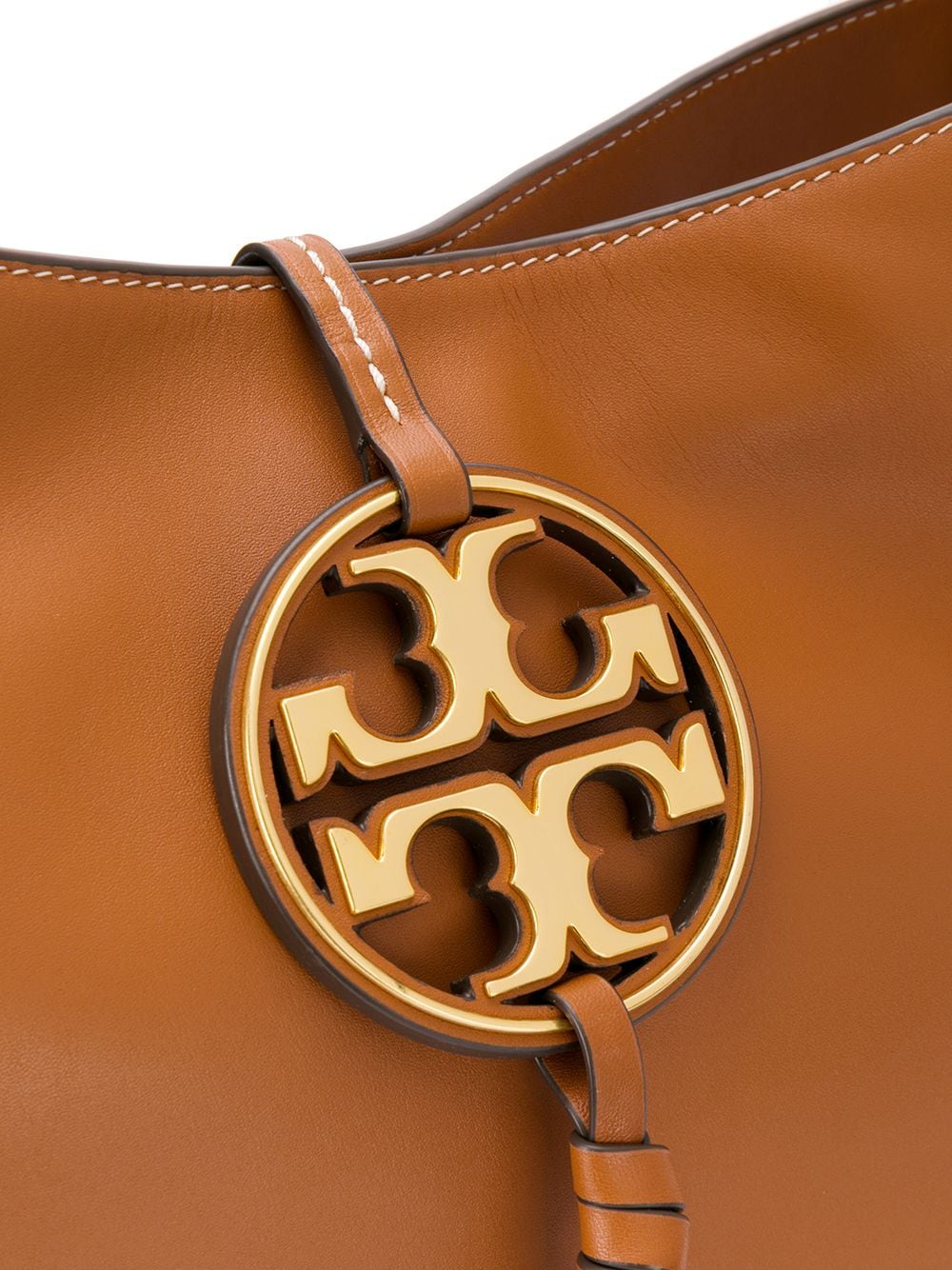 фото Tory burch сумка-хобо miller с металлическим логотипом