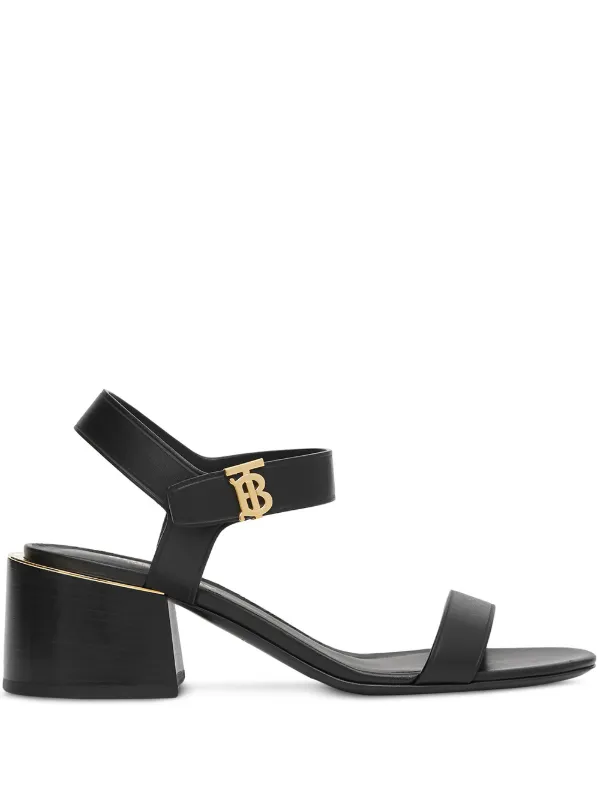 burberry black sandals