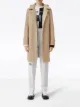 Burberry logo patch parka coat