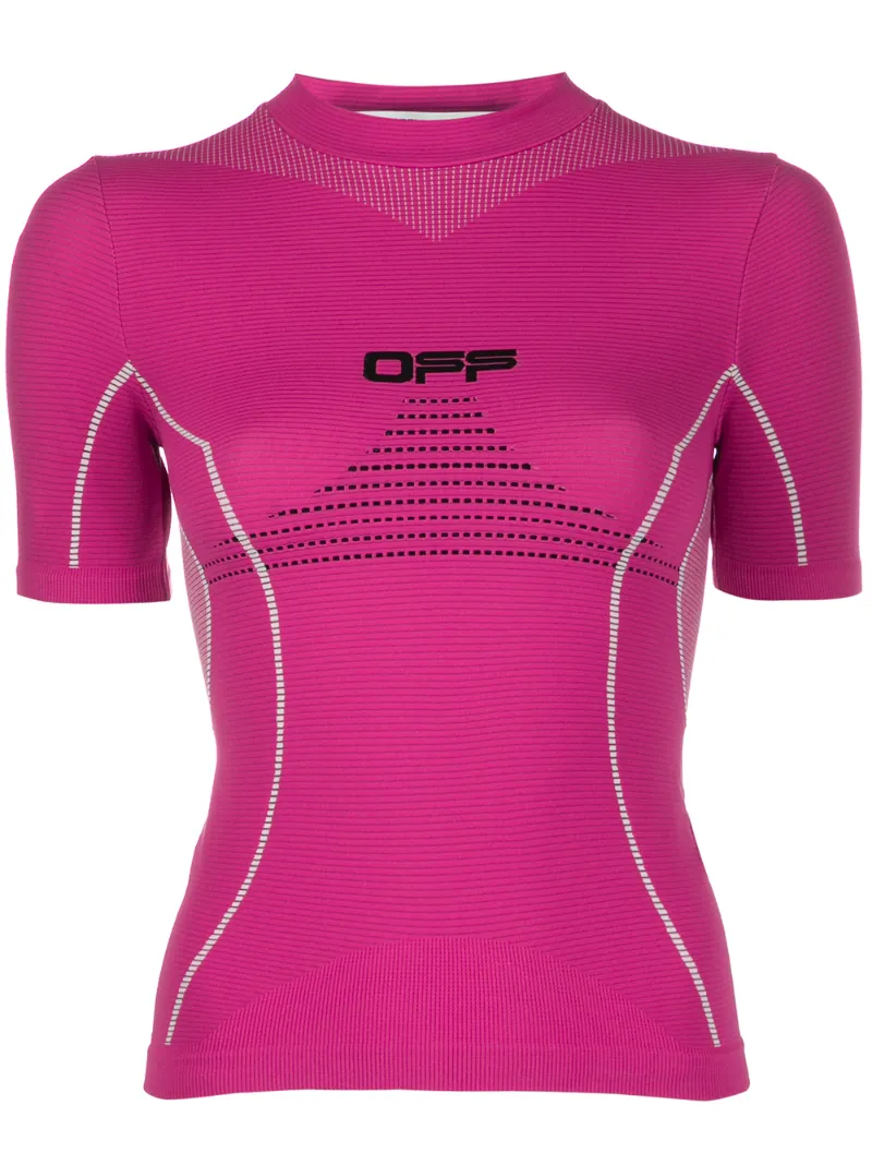 off white athletic top