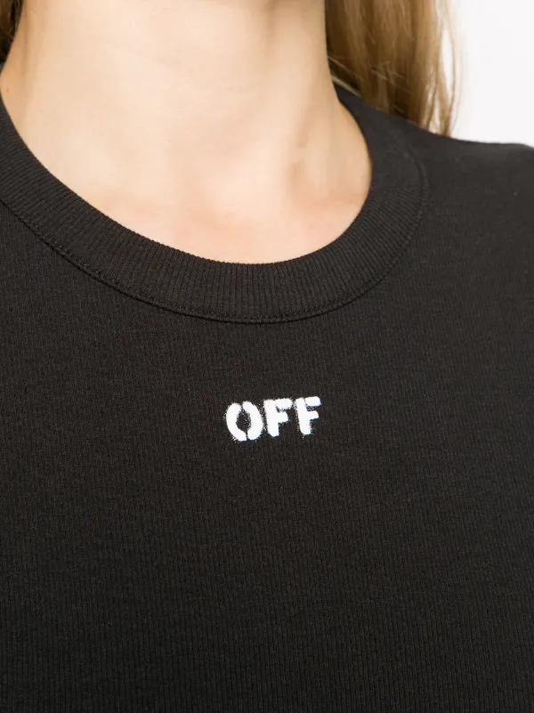 off white fitted tee