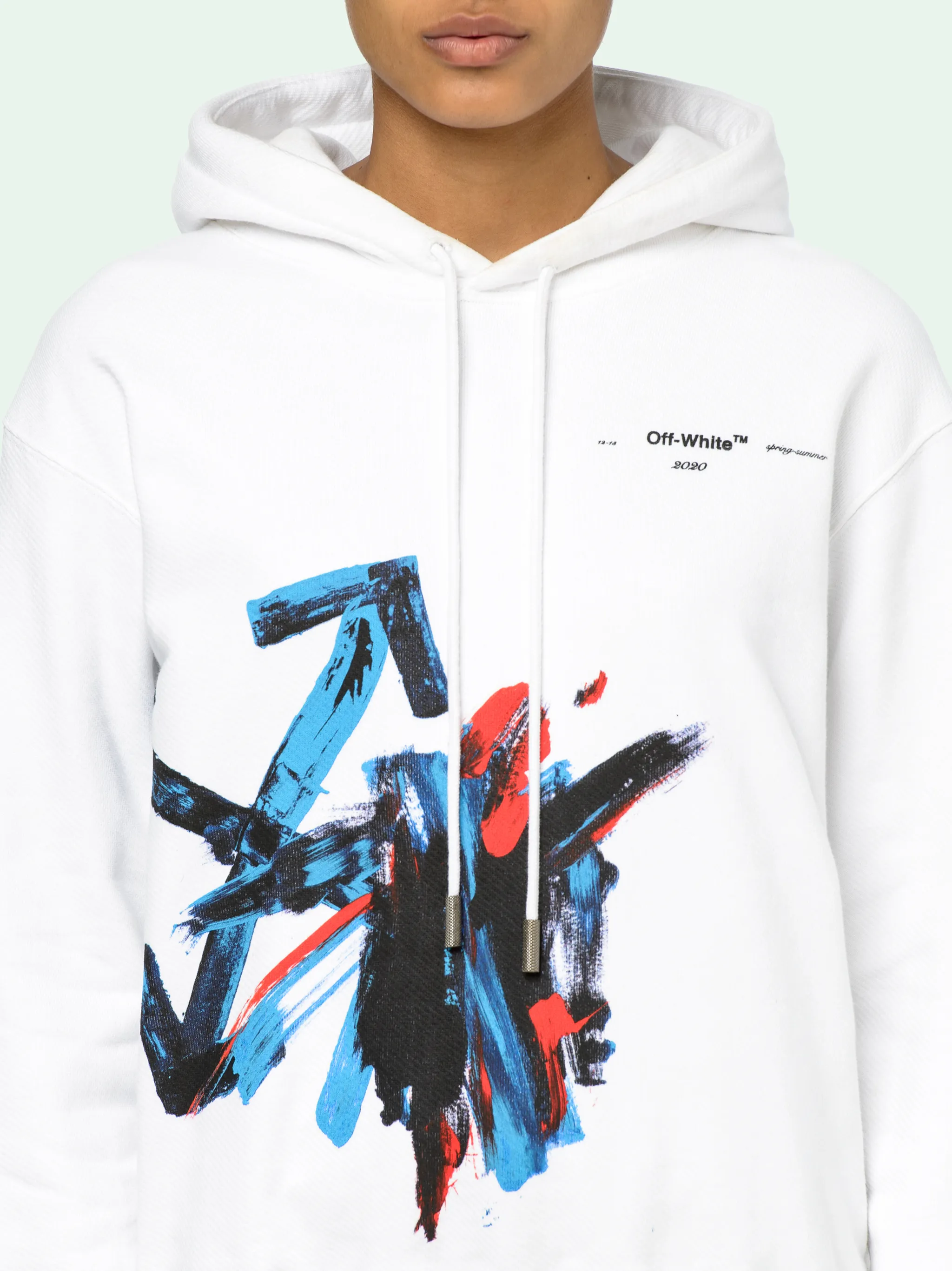 BRUSHED ARROWS HOODIE SWEATSHIRT | Off 