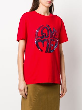 Love Me embellished T-shirt展示图