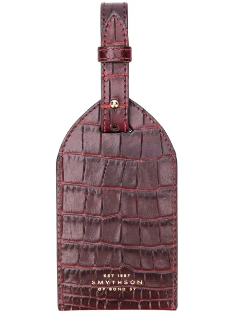Smythson etiqueta para maleta Mara