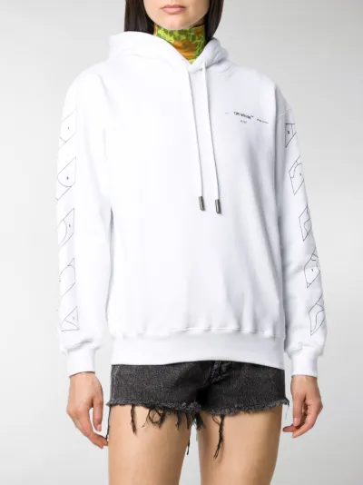 Off-White Puzzle Arrows hoodie white 