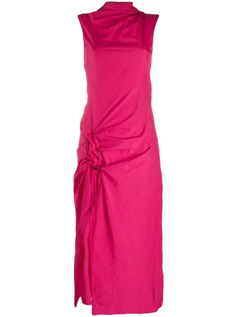 Off-White vestido con motivo de ADN