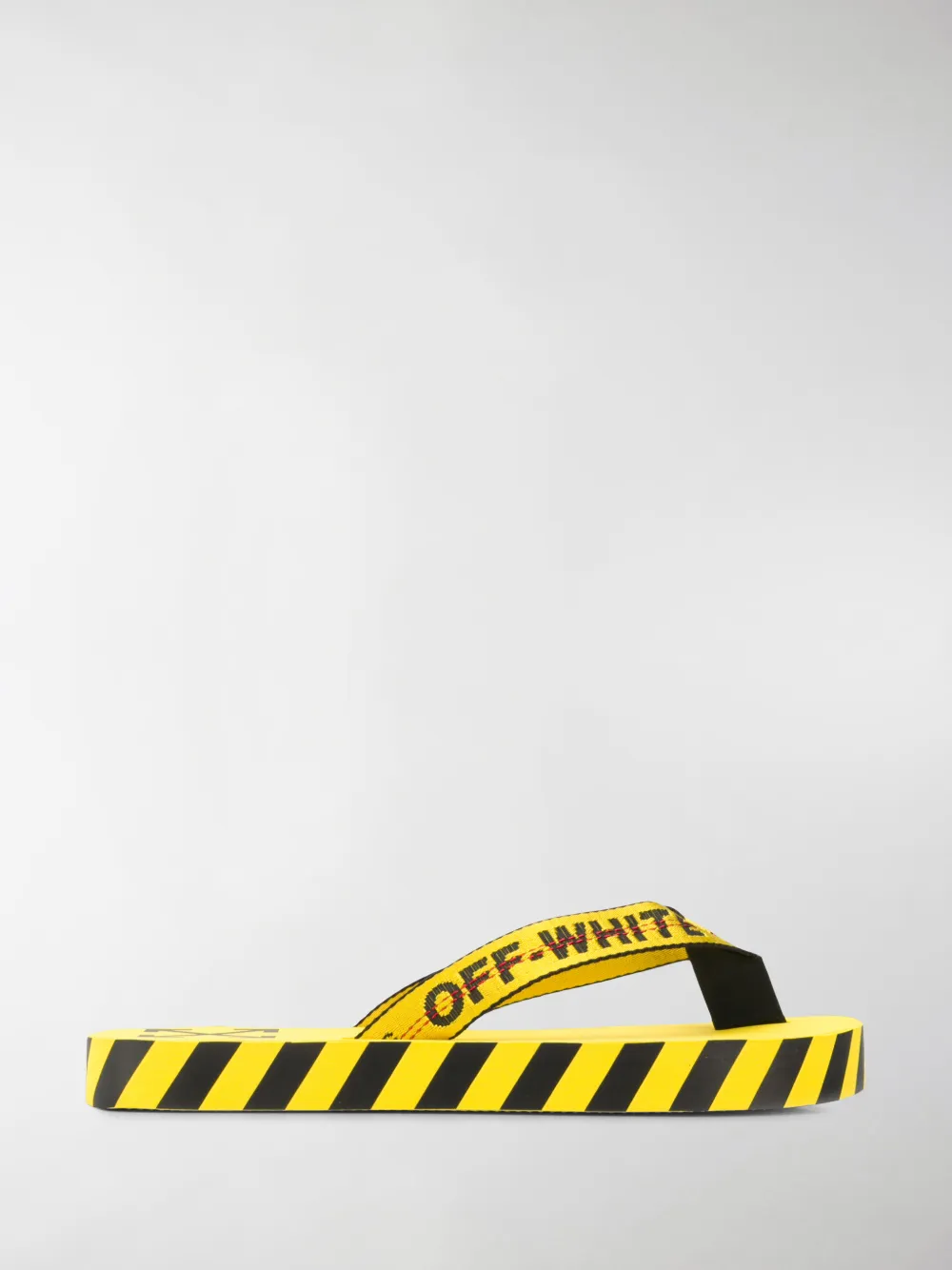 OFF-WHITE LOGO PRINT FLIP FLOPS,OMIA131S20D27020600014756817