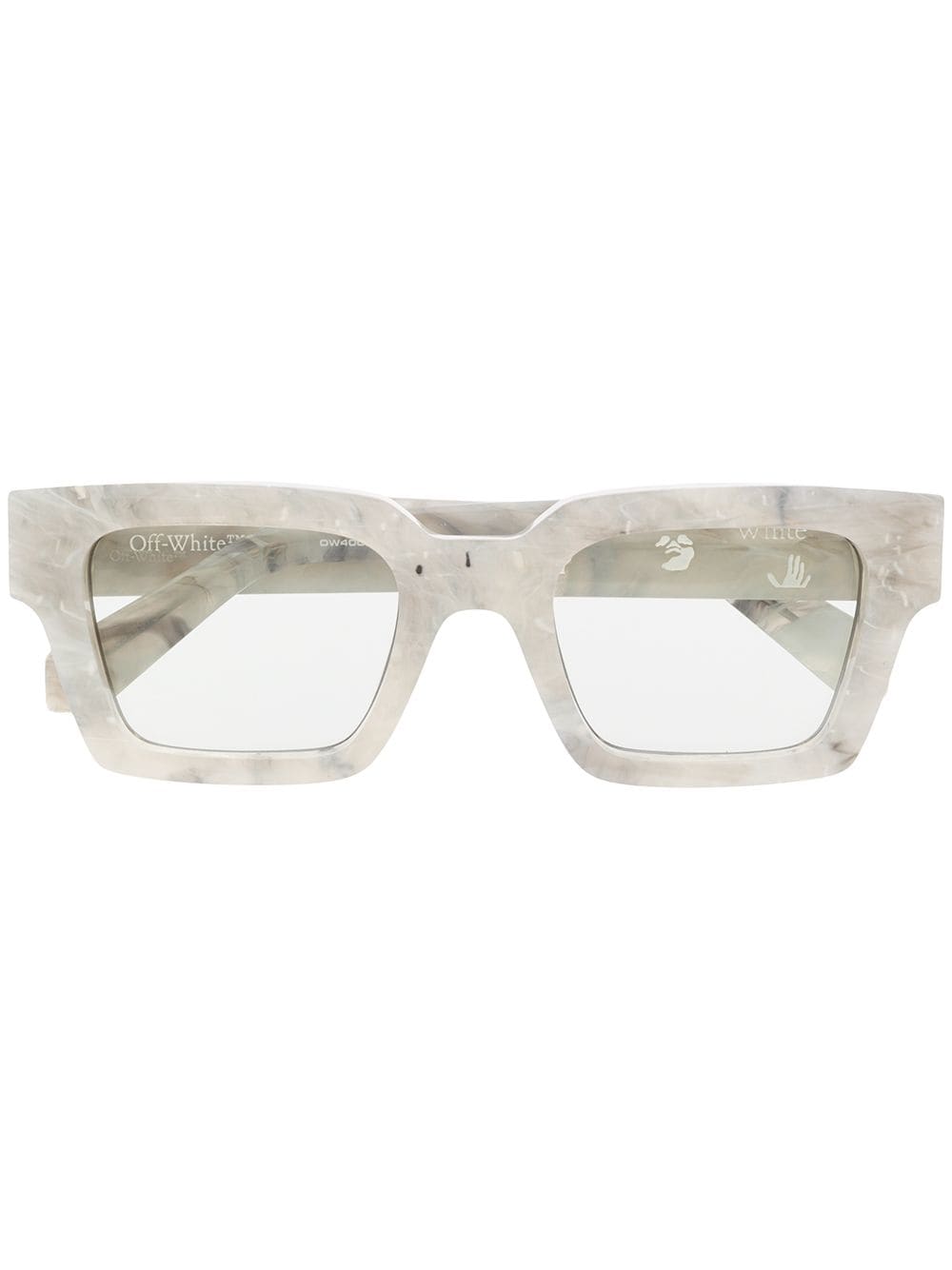 фото Off-white солнцезащитные очки в квадратной оправе с логотипом