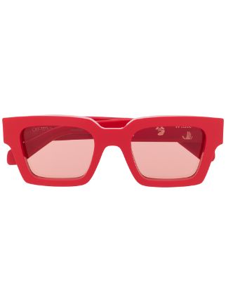 off white sunglasses red