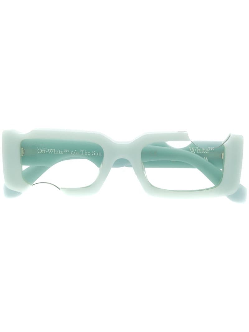 off white green sunglasses