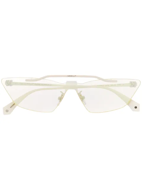 Off-White Eyewear Metal Mask geometric frame sunglasses