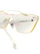 Off-White Metal Mask geometric frame sunglasses