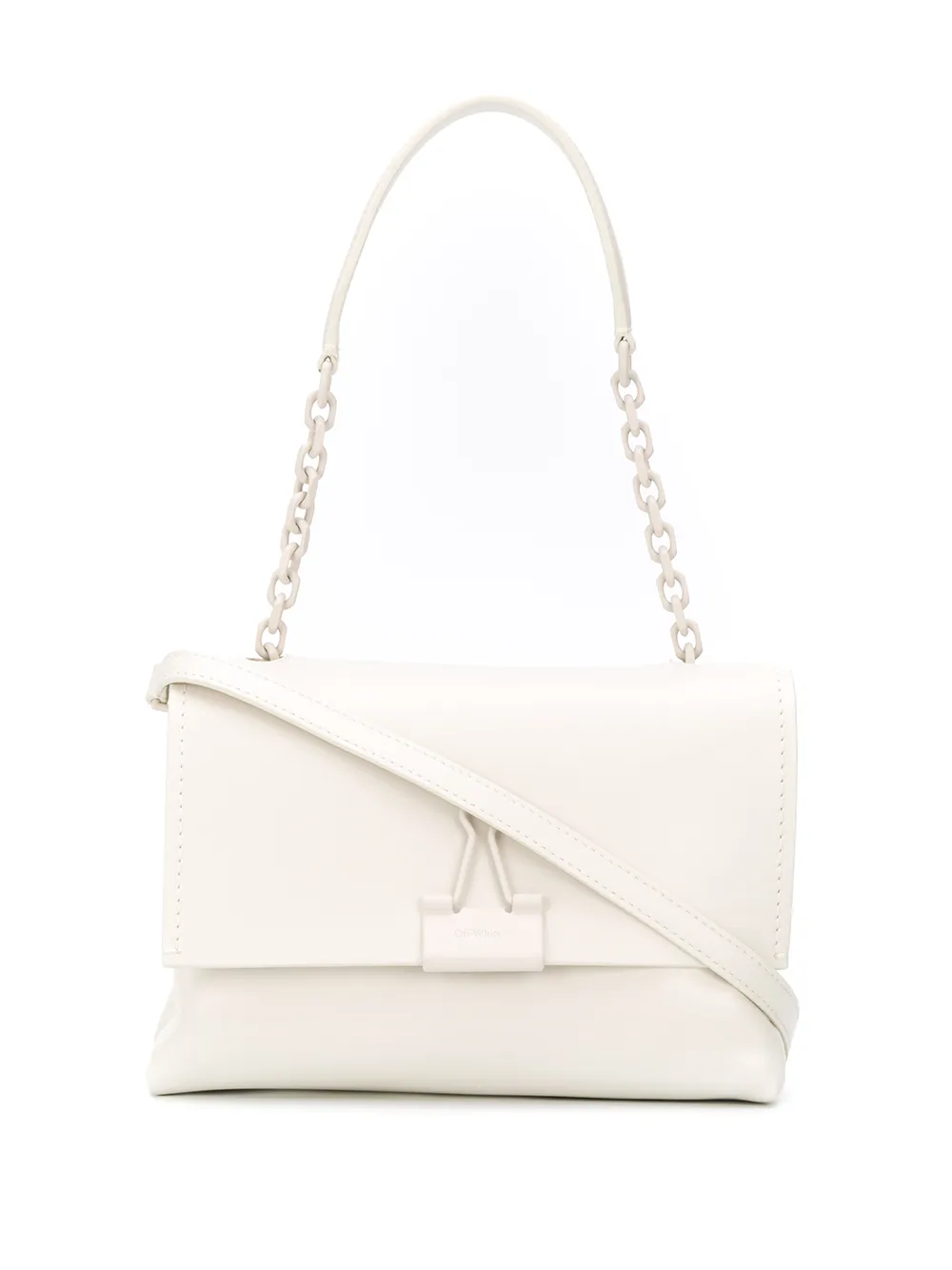 Off white binder hot sale clip shoulder bag