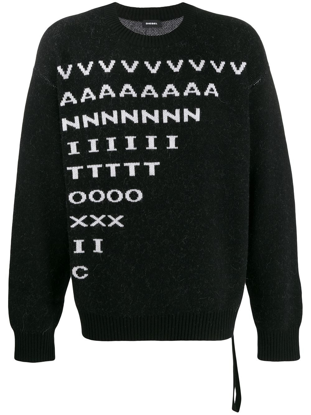 Diesel K-Moder Jacquard Lettering Jumper - Farfetch