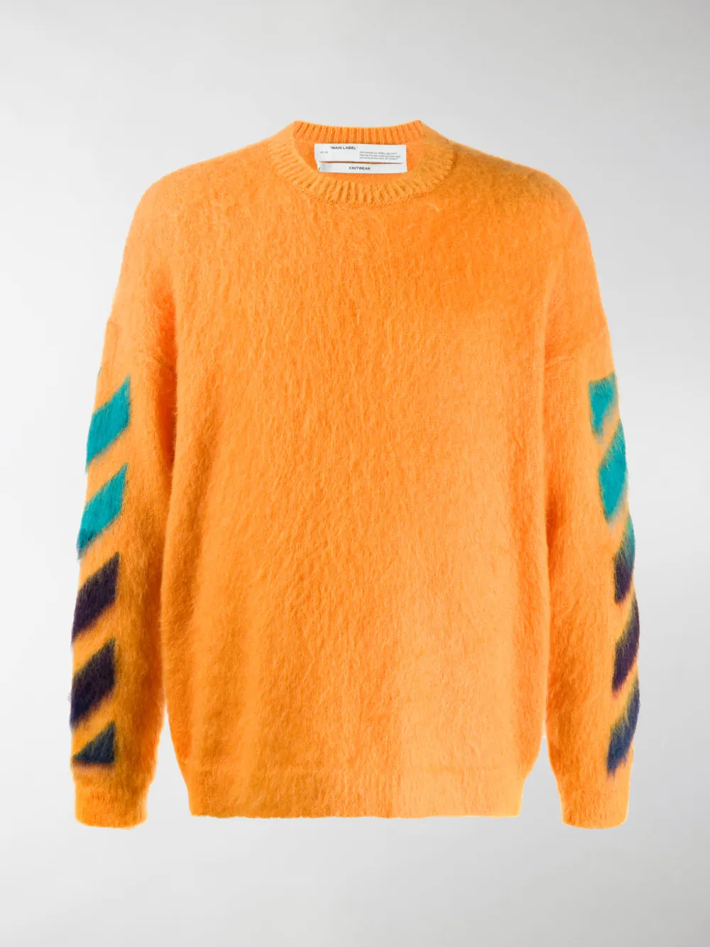 OFF-WHITE LOGO DETAIL TEXTURED JUMPER,OMHA036R20B02023198814757116