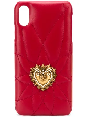 Dolce & Gabbana Quilted iPhone 12/12 Pro Case | Black | FARFETCH