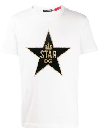 Shop Dolce & Gabbana DG Star print T-shirt with Express Delivery - FARFETCH