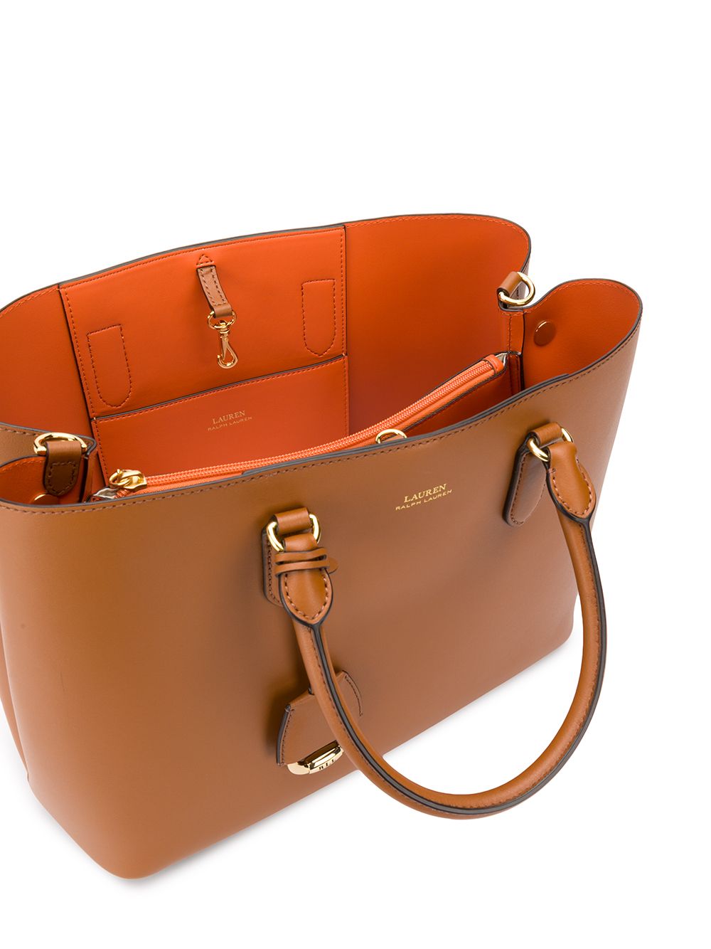 lauren leather marcy satchel