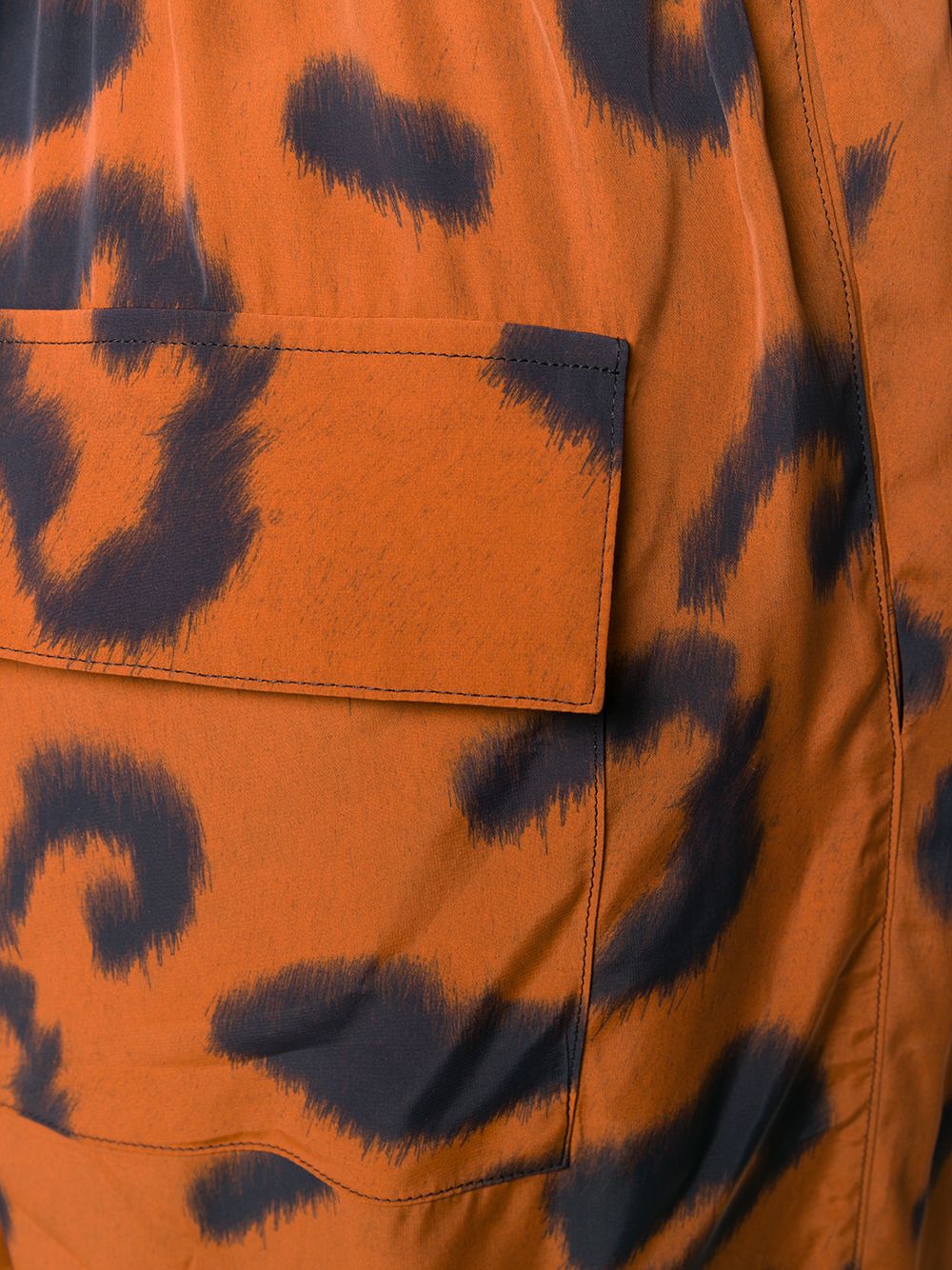 фото Stella mccartney шорты-бермуды с леопардовым принтом