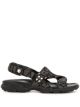 Shop Stella McCartney logo strap sandals with Express Delivery - FARFETCH